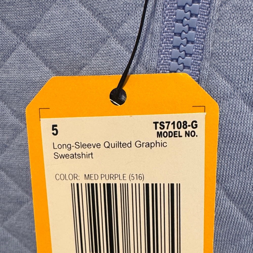 Carhartt Kids Sky Blue Quilted Hoodie - Picture 8 of 8
